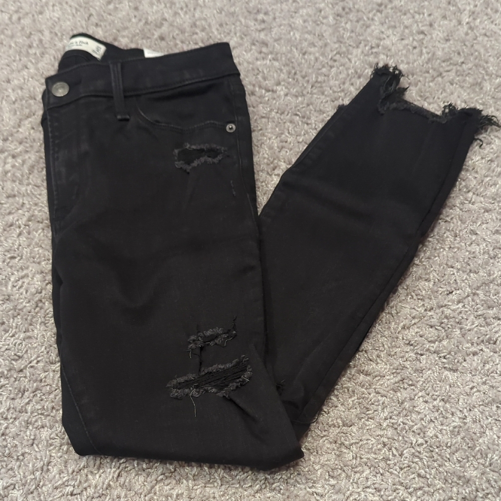 Abercrombie & Fitch Black Skinny Jeans